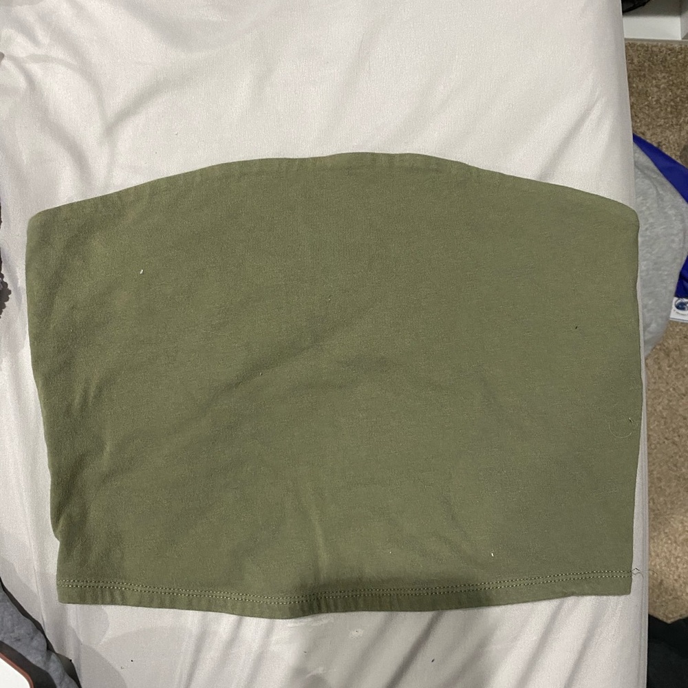 Garage Green Crop Top